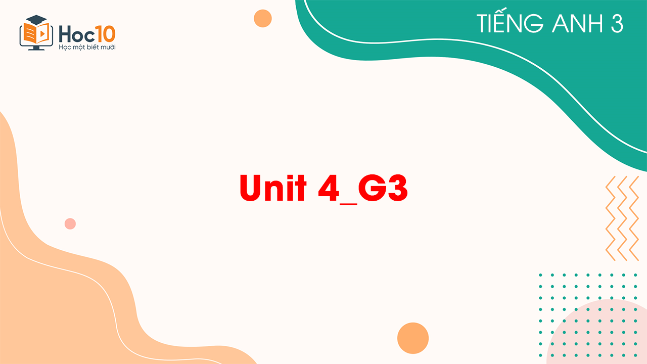 Unit 4G3